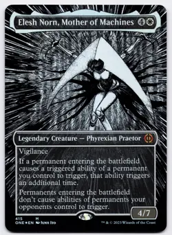 Elesh Norn, Mother of Machines - Foil - Borderless - MTG Phyrexia: ONE - RareCo - Image 1
