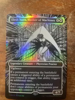 Elesh Norn, Mother of Machines (Borderless) (Step-and-Compleat Foil) - Image 1