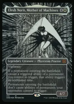 Elesh Norn, Mother of Machines - Foil - Borderless - MTG Phyrexia: ONE - RareCo - Image 1