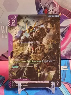 Gundam Barbatos 1st Form (LR) GD02-054 Gundam TCG Card Game - Dual Impact - Image 1