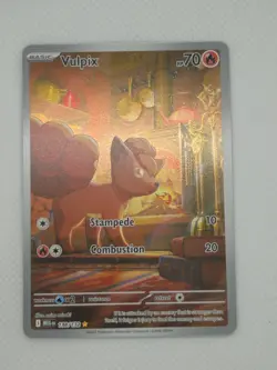 Pokemon Card Vulpix 138/132 Illustration Rare Mega Evolution Near Mint - Image 1