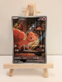 Vulpix Illustration Rare 138/132 mint/near mint Pokemon Card Mega Evolution. - Image 1