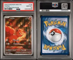 Vulpix 138/132 Pokemon TCG Mega Evolution Card Psa 10 - Image 3