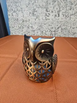 Bath & Body Works COPPER OWL Candle Holder Hand Soap Holder - Image 1