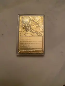 Pokemon Charizard 23k gold plated Trading card with Case Protection - Image 3