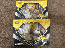(2) Pokemon Boltund V Boxes Sealed Promo Cards + 4 Booster Packs Factory Sealed - Image 1