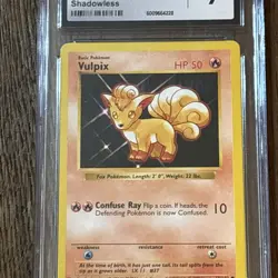 CGC 9 Vulpix 1999 Base Set Shadowless Non Holo. 68/102 Pokemon Card - Image 4