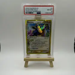 Blastoise 2/100 EX Crystal Guardians Pokemon Card PSA 8 NM-Mint - Image 1