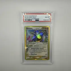 Blastoise 2/100 EX Crystal Guardians Pokemon Card PSA 8 NM-Mint - Image 3