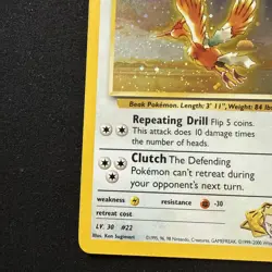 Pokemon TCG Gym Heroes Lt. Surge's Fearow Holo Rare Card 007/132 Unlimited - Image 5