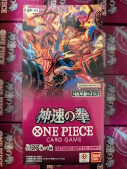 ONE PIECE Card Game A Fist of Divine Speed OP-11 Booster Box Japanese via FedEx - Image 2