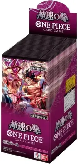 ONE PIECE Card Game A Fist of Divine Speed OP-11 Booster Box Japanese via FedEx - Image 5