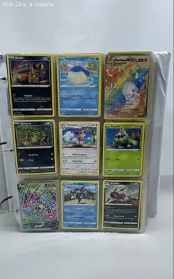 Collection Of Pokemon Trading Card Game (TCG) Cards Displayed In Binder - Image 2