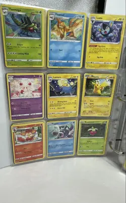 Collection Of Pokemon Trading Card Game (TCG) Cards Displayed In Binder - Image 3