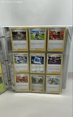 Collection Of Pokemon Trading Card Game (TCG) Cards Displayed In Binder - Image 4