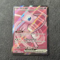 Mew ex 193/165 Sv: Scarlet & Violet 151 Full Art Holo Pokemon TCG NM - Image 1