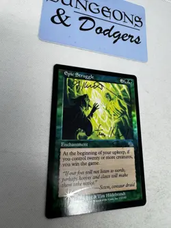 Epic Struggle - Judgement FOIL - MTG - Dual Signatures Greg & Tim Hildebrandt - Image 2