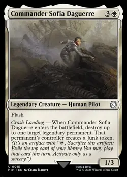 MTG Magic the Gathering Commander Sofia Daguerre (15/1189) Fallout LP - Image 1