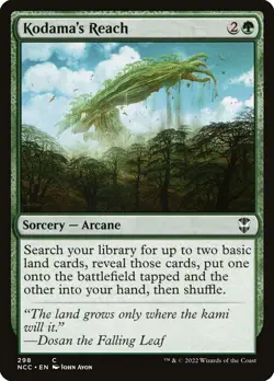 MTG Kodama's Reach (298/519) Streets of New Capenna Commander LP - Image 1