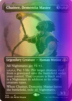 MTG Chainer, Dementia Master (424/521) Dominaria Remastered LP FOIL - Image 1