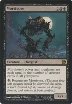 MTG Mortivore, Duels of the Planeswalkers, Heavily Played, English - Image 1