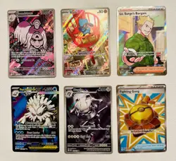 Pokemon Mega Evolutions Lot of 6 Illustration Rare & FA Ultra Rare’s - Image 1