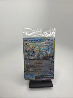 2025 Pokemon SV Prismatic Evolutions Vaporeon Ex 023/131 FACTORY SEALED STAMPED - Image 1