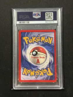 1999 POKEMON BASE SET UNLIMITED TRAINER DECK A #97 FIGHTING ENERGY PSA 8 - Image 2