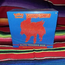 Pokemon TCG: Sword & Shield Base Set ETB - Factory Sealed - 8 Booster Packs - Image 1