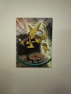 #65 Alakazam Topps Pokemon Card Holo TV Animation Series 1998 - Image 1