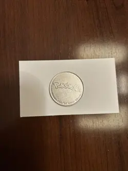 Lugia Metal Coin Pokemon Nintendo CR/GF 2001 Wizards of The Coast - Image 4