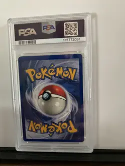 1999 Pokemon Machamp Holo 1st Edition 8/102 PSA 4 - Image 2