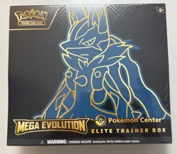 Pokemon Center Exclusive Mega Evolutions Lucario Elite Trainer Box - Image 1