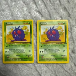 1999 Pokemon TCG Common Card Lot Venonat 63/64 Jungle - Image 1