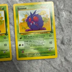 1999 Pokemon TCG Common Card Lot Venonat 63/64 Jungle - Image 5