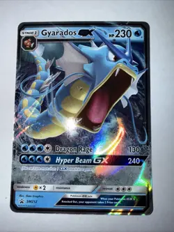 Pokemon TCG Gyarados GX SM212 Black Star Promo Full Art Ultra Rare NM - Image 1