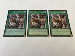 3x Triple Tactics Thrust (Playset) CH01-EN030 Ultra Rare 1st Edition NM Yugioh - Image 2