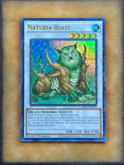 Yugioh Naturia Beast HAC1-EN120 Duel Terminal Ultra Rare 1st Ed NM - Image 1