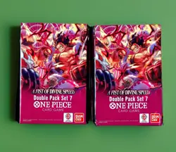 One Piece Double Pack Set Vol.7 DP07 OP-11 A Fist of Divine Speed ENG - LOT OF 2 - Image 1