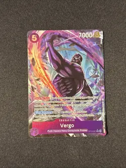 ONE PIECE TCG CARD Vergo (Alternate Art) - The Azure Sea's Seven (OP14) OP14-061 - Image 1
