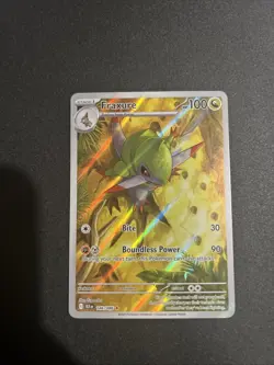 Pokemon TCG Fraxure 146/086 Illustration Black Bolt SV Rare Card NM Condition - Image 1