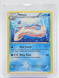 MILOTIC 2012 POKEMON BLACK & WHITE DRAGONS EXALTED RARE HOLO 28/124 Q0107 - Image 1