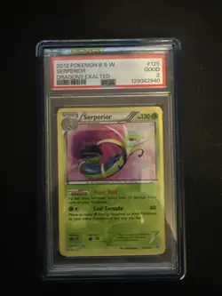 Pokemon 2012 Black White Exalted Dragons Serperior #125 - Image 1