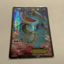 Pokemon TCG Seismitoad EX Full Art Holo Ultra Rare Card 106/111 Furious Fists - Image 1