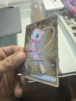 Pokemon Gold Metal Promo Mew EX TCG Card 205/165. As Seen In Photo. - Image 2