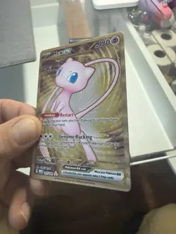 Pokemon Gold Metal Promo Mew EX TCG Card 205/165. As Seen In Photo. - Image 3