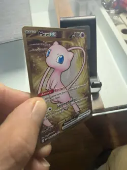 Pokemon Gold Metal Promo Mew EX TCG Card 205/165. As Seen In Photo. - Image 4