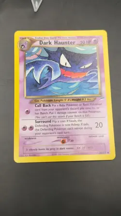 Dark Haunter 36/105 Uncommon Neo Destiny 2000 - Pokemon Card TCG (NM) - Image 4