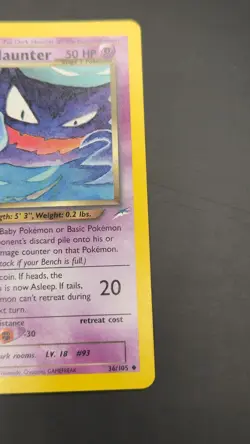 Dark Haunter 36/105 Uncommon Neo Destiny 2000 - Pokemon Card TCG (NM) - Image 5