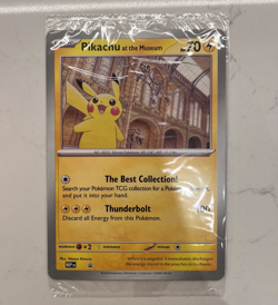 Pokemon Card - Natural History Museum Promo Pikachu At The Museum Ready to ship - Image 2